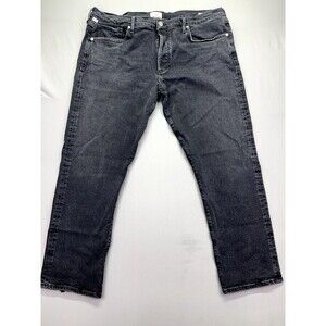 CofH‎ Emerson Jeans Women's Size 34 Boyfriend Premium Vintage Button Fly Black